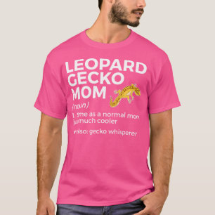 Leopard Gecko Mama Definition Funny Gecko Whispere T-Shirt