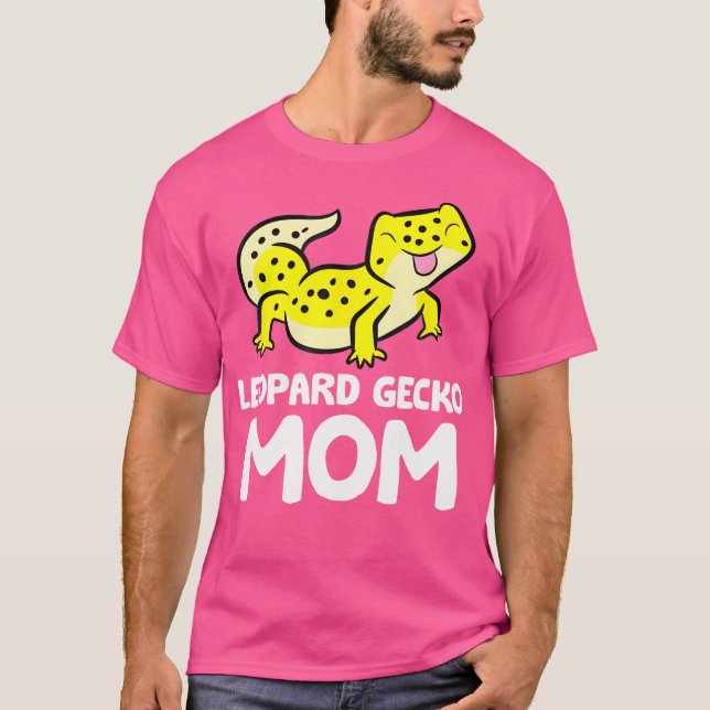 Leopard Gecko Mama Lizard Reptile Mutter Leopard G T-Shirt (Vorderseite)