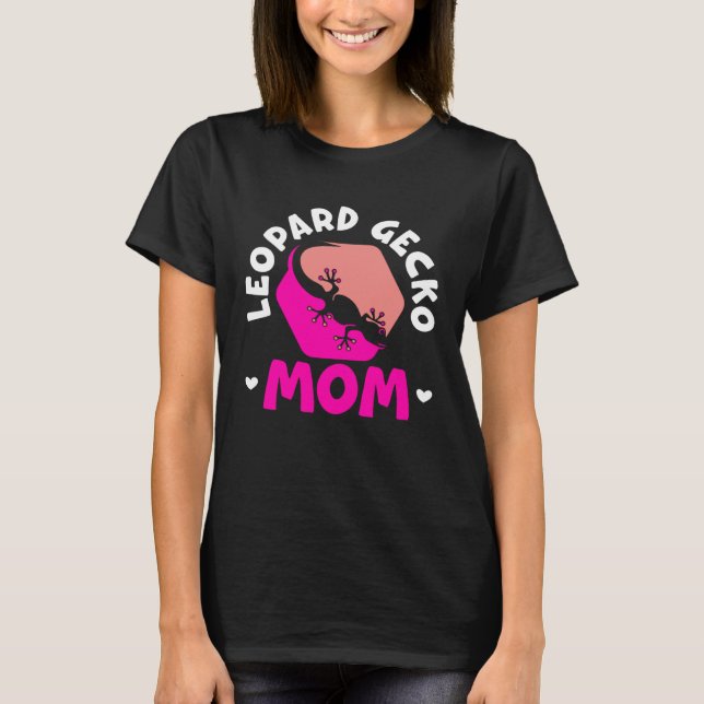 Leopard-Gecko-Mama Reptil Leopard Gecko  Echse  1 T-Shirt (Vorderseite)