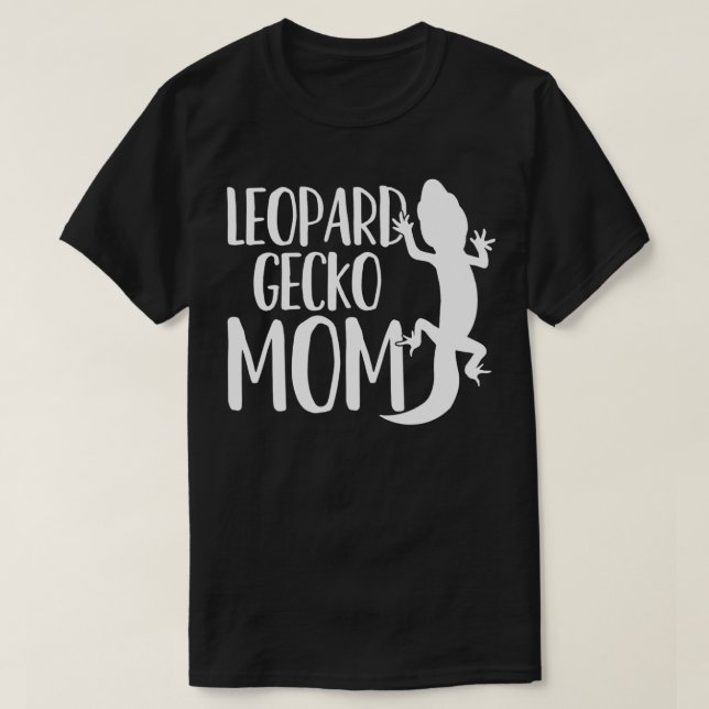 Leopard Gecko Mom Lizard Reptile  T-Shirt (Design vorne)
