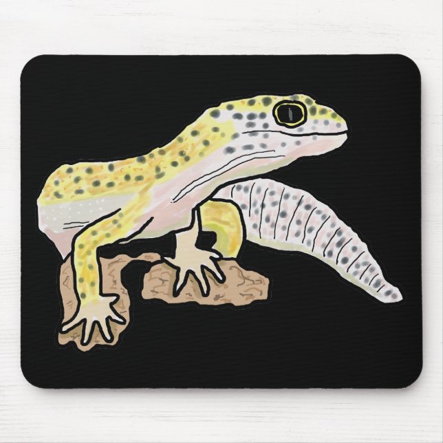 Leopard Gecko Mousepad (Vorne)