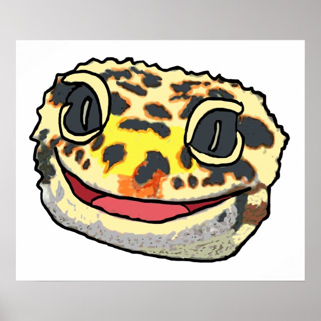 Leopard Gecko Poster (Vorne)
