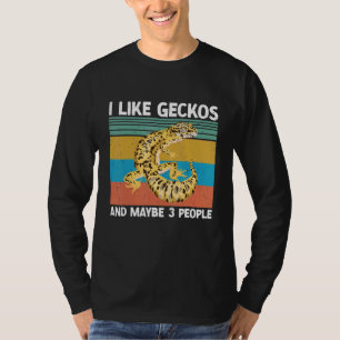 Leopard Gecko Reptile Niedlich Lizard Pet Gecko Ke T-Shirt
