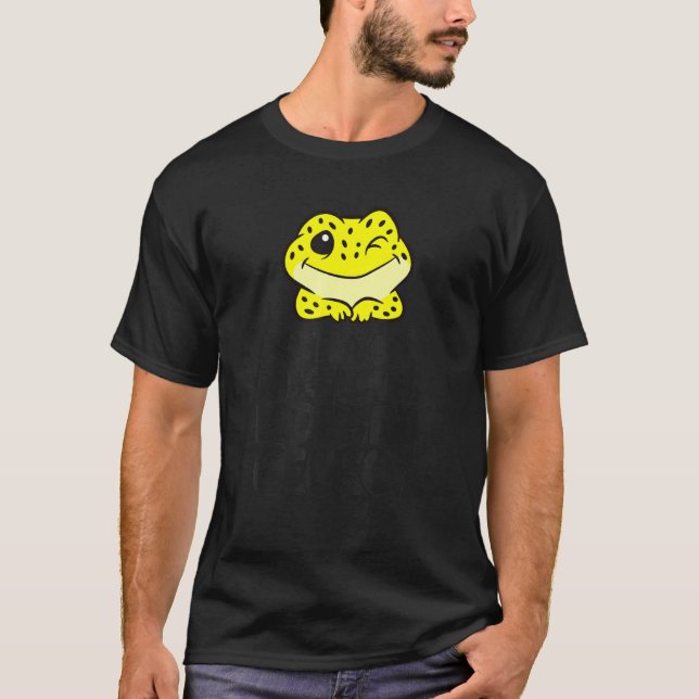 Leopard Gecko Reptile nur ein Junge, der Leopard L T-Shirt (Vorderseite)