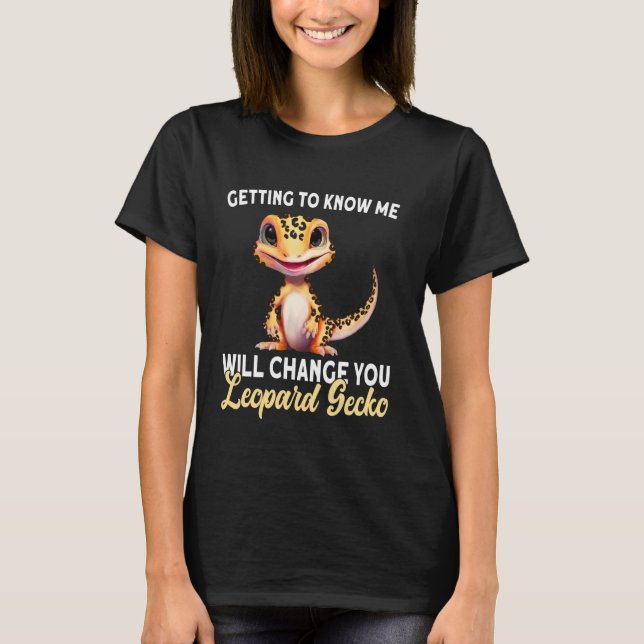 Leopard Gecko Starter Kit Reptil Leopard Ge T-Shirt (Vorderseite)