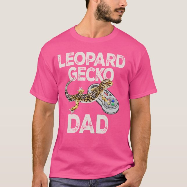Leopard Gecko Vater Videospiel Lizard & Reptiles G T-Shirt (Vorderseite)