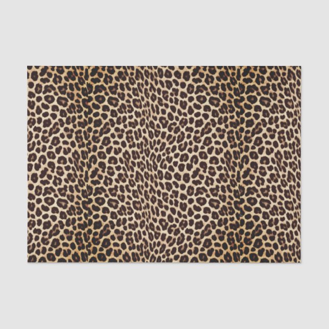 leopard gedruckt seidenpapier (Vorderseite)