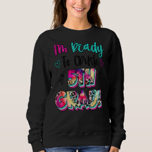 Leopard Gefärbte Krawatte ich bin bereit, 5. Sweatshirt