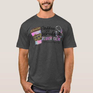 Leopard Gefärbte Krawatte Kaffeekorbs Handschuhe m T-Shirt