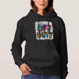 Leopard Gefärbte Krawatte Librarian off Duty Letzt Hoodie