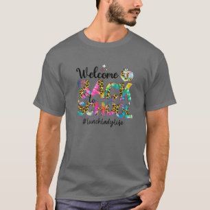 Leopard-Gefärbte Krawatte willkommen zurück zum Sc T-Shirt