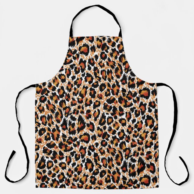 Leopard Geometrisch: Gemusterte Illustration Schürze (Vorderseite)