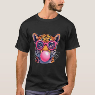 Leopard Gepard Süße Jaguar Wilde Katze Sonnenbrill T-Shirt