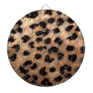 Leopard Gepard Tierprint Mädchenhaft Modern Trendi Dartscheibe