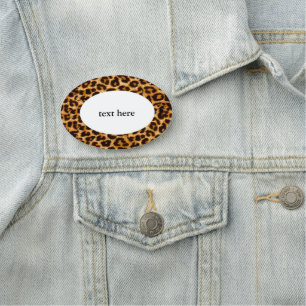 Leopard, Geparkdruck, Klassische Bezeichnung Namensschild