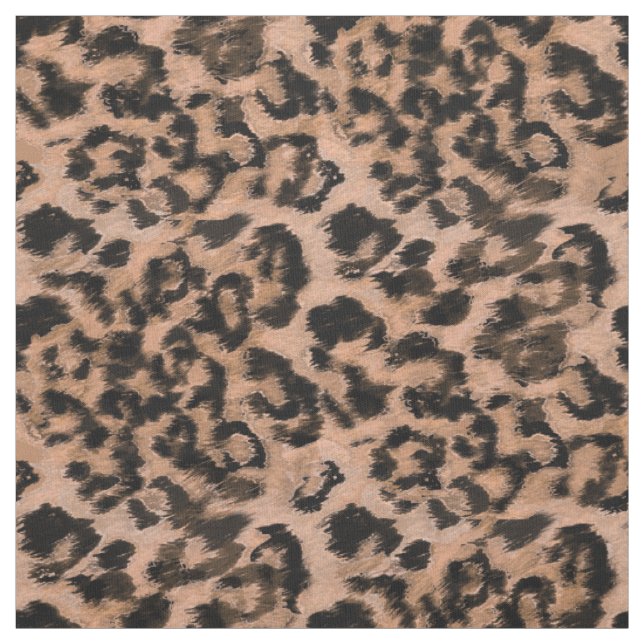 Leopard - gepunkteter Tierdruck drucken Stoff (Muster)