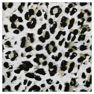Leopard - gepunkteter Tierdruck Stoff