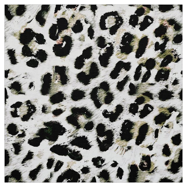 Leopard - gepunkteter Tierdruck Stoff (Muster)