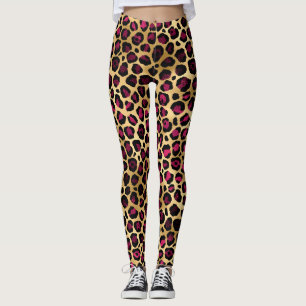 Leopard Geschenk, Wilde Katze Safari, Männer Fraue Leggings