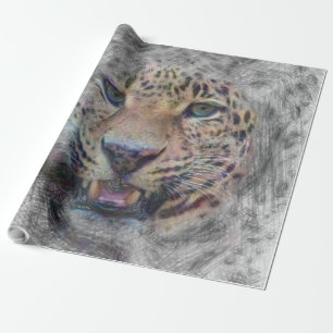 Leopard Geschenkpapier