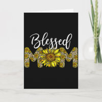 Leopard gesegnete Mutter Sonnenblume Mutter Leben 