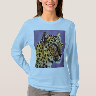 Leopard-Gesicht T-Shirt