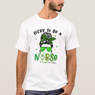 Leopard Glück, Herzkrankenschwester St Patricks D T-Shirt