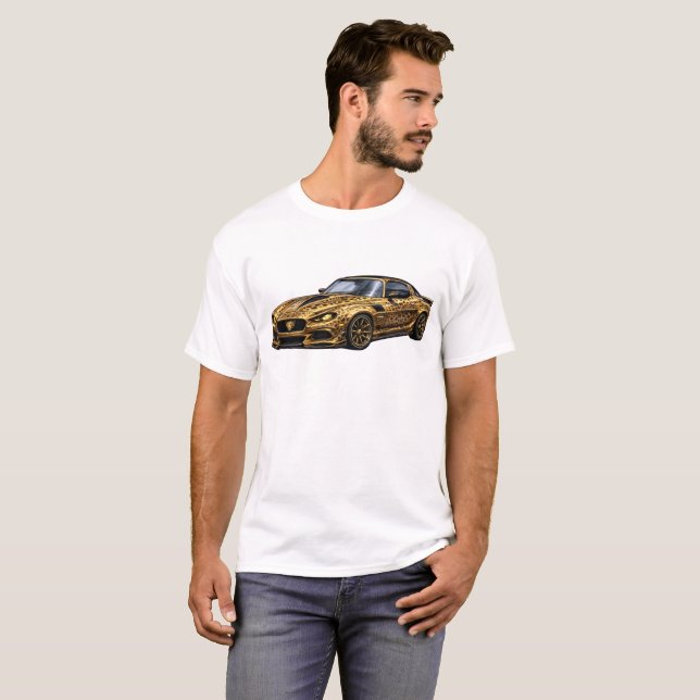 Leopard Gold Performance Coupe — BV-TLG T-Shirt (Vorne ganz)