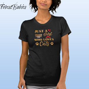 Leopard Graphic & Matching Animal Print Schriftart T-Shirt