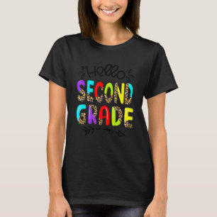Leopard Hallo Zweite Stufe Lehrer Erster Tag O T-Shirt