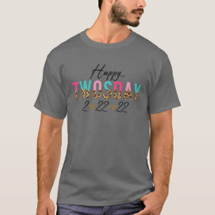 Leopard Happy Zwei Tage Dienstag, 22. Februar 2022 T-Shirt