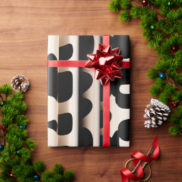 Leopard Haut Beige Moderne Muster Geschenkpapier