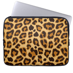 Leopard-Haut-Druck-Muster Laptopschutzhülle