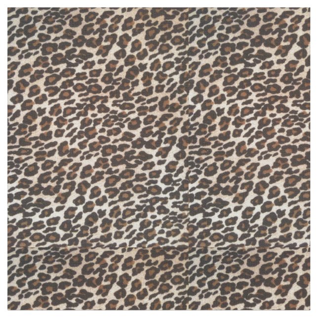 Leopard-Haut-Druck Stoff (Nahaufnahme)