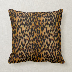 Leopard-Haut-Tierdruck-Wurfs-Kissen Kissen