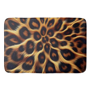 Leopard Haven: weiche Texturen, kühne Prints Badematte