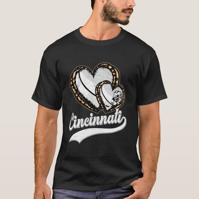 Leopard He Cincinnati Hockey T-Shirt (Vorderseite)