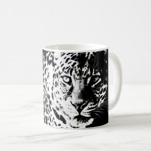 Leopard Head Pop Art Modern Template Animals Kaffeetasse