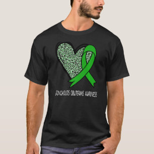 Leopard Heart Bronchiolitis Obliterans Awareness G T-Shirt