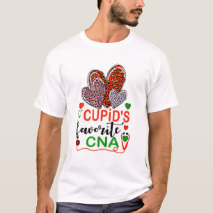 Leopard Heart Cupid's Lieblings-CNA-Valentinstag T-Shirt