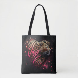 Leopard Heart Love Graffiti-Kunst