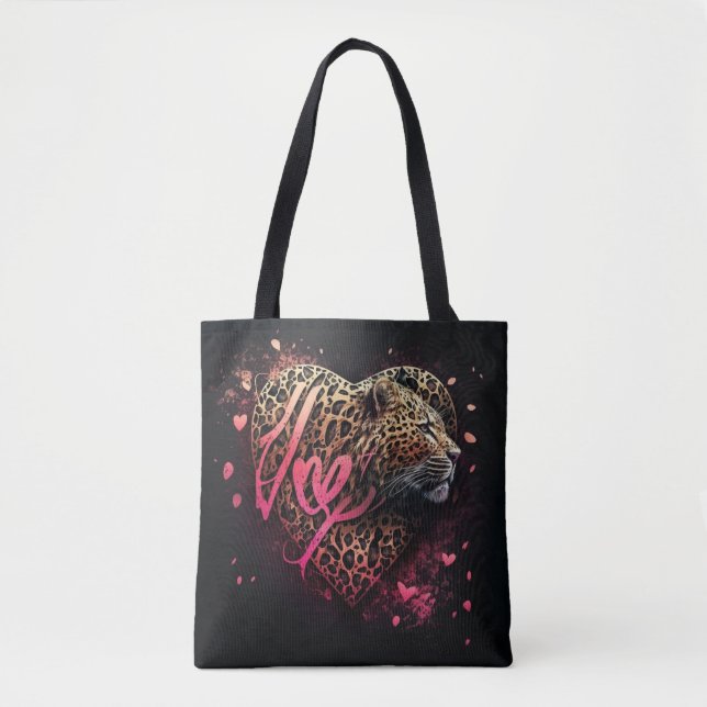 Leopard Heart Love Graffiti-Kunst                  (Vorderseite)