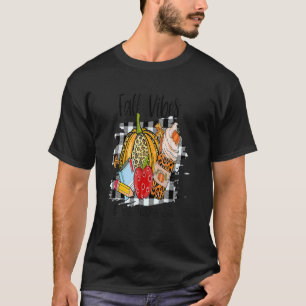 Leopard Herbstwoche Dankbarkeit Teacher Life The T-Shirt