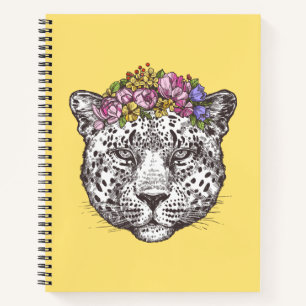 Leopard Hippie Chic Notizbuch