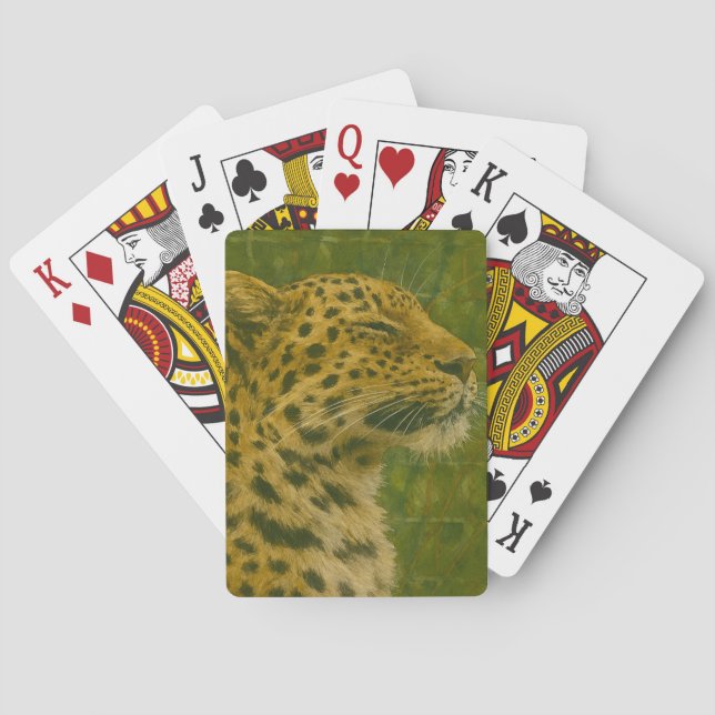 Leopard im Heiligtum Spielkarten (Rückseite)