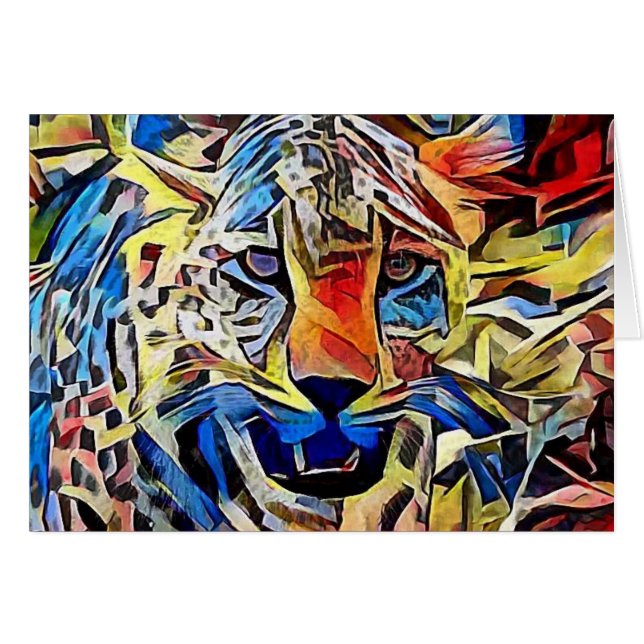 Leopard in Afrika 2 (Vorderseite (Horizontal))