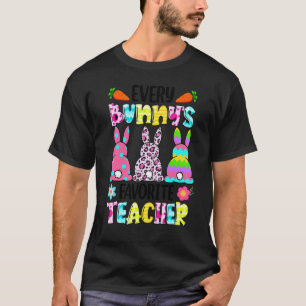 Leopard ist jeder Häschen Lieblingslehrer Kaninche T-Shirt