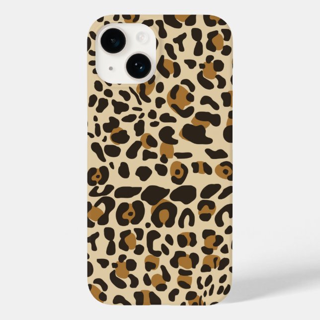 Leopard Jaguar Animal Print Muster Case-Mate iPhone Hülle (Rückseite)
