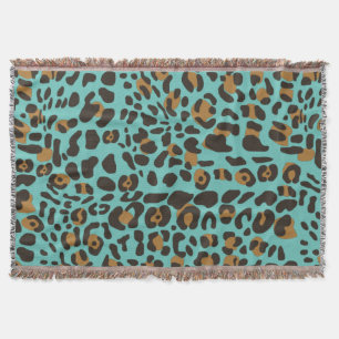 Leopard Jaguar Animal Print Muster Decke