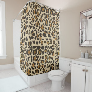 Leopard Jaguar Animal Print Muster Duschvorhang
